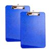2 Pack Glitter Platic Clipboard with Pen Holder,Clear Clip Boards 8.5x11