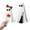 2 Pack Halloween Decorations Indoor Warm LED Glow (Remote Control Light)