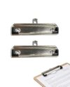 2 Pack Metal Clipboard Clips,Classification Folder for Church & Office