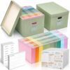 2 Pack School Memory Box Years Organizer Kit K-12, Kid Keepsake Organizer