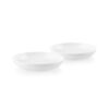 2‑Pack White 30 oz Glass Meal Bowls, Round Solid Noodle Soup Bowls, Microwave and Dishwasher Safe for Pasta, Salads, Ramen and Daily Meal Serving
