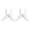 2 Pairs Pegboard Support Feet No Drill Tabletop Bracket