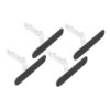 2 Pairs Pegboard Tabletop Shelf Bracket Support Stand No Drilling