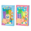 2pc Creative Squeegee Painting Kit for Scratch Art Rainbow Postcards (Blue
