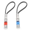 2pcs 2pcs Car Static Metal Keychain for Automobiles Static Elimination