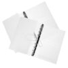2pcs A7 Refillable Loose Leaf Binder Cover 6 Rings Pp Shell