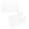 2pcs Acrylic Desk Letter Holder Stand for Files and Letters Organizer