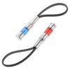 2pcs Anti-static Keychain for Cars, Metal Portable Static Discharger