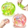 2Pcs Apple Squishies, Slow Rising Squeeze Toys, Fidget Toys Adults