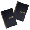 2pcs Budget Planning Notebook with Pp Cover, Coil Binding
