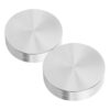 2pcs Cake Baking Turntable Aluminum Alloy Rotating Base with Bearings