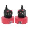 2pcs Cat Pencil Sharpener Cute Wooden Metal Manual Sharpener Black