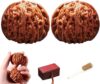 2 PCS Chinese Walnuts Fidget, Traditional Chinese Fidget Walnuts, Walnut and Massage Stress Relief Health Care Ball Toy for Stress Relief Gift Massage Gadget