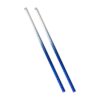 2Pcs Clear Ruler Acrylic Straight Rulers, Gradient Royal Blue