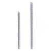 2Pcs Clear Triangular Rulers Set 15cm 20cm School Projects