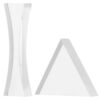 2pcs Concave Glass Lens for Physics Experiments, Well Polished