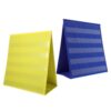 2pcs Desktop Double Sided Pocket Chart Stand with Triangular Stability