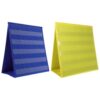 2pcs Desktop Pocket Chart Stand with Double Sided Triangular Structure