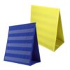 2pcs Double Sided Desktop Pocket Chart Stand for Office Study Rooms