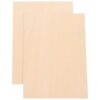2pcs Dual Sided Basswood Wood Block for DIY Students A4 22x30