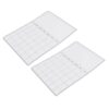 2pcs Erasable Magnetic Fridge Schedule Plan Board, Reusable Writable