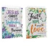 2pcs Faith Hope Love Diamond Painting Journals Notebooks Special Shaped
