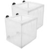 2pcs Floating Aquarium Fish Breeding Box with Mesh Net for Betta Small
