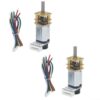 2PCS GA12 for n20 Encoder DC Motor 6V High Torque Metal Gearwheel for RC Car Robot Kit DIY Science Projects for arduino(150RPM)
