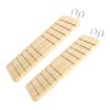 2pcs Hamster Climbing Ladder Wood for Small Pets Training and Play