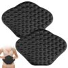 2PCS Lipo Foam Abdominal Board for Post Surgery Compression - Soft Ab Board Pads for Liposuction Recovery, Faja, Tummy Tuck & Postpartum Support Black