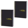 2pcs Money Saving Book A5 Undated Budget Notebook with Spiral Cover