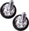 2Pcs Nail Sequins Silver Square Sequins Nail Art Supply for Nails Decoration Makeup DIY Arts Crafts Nail Art and Polish