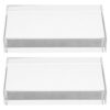 2pcs Physical Optical Rectangular Lens Prism for Science Experiments