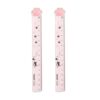 2Pcs Pink Straight Ruler Cute Cartoon Cats Claw Ruler Painting Plastic Rulers Portable Scale Ruler Measuring Ruler Stationery Office School Supplies