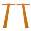 2pcs Plastic T Shape Ruler 30cm Double Scale for Drafting
