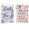 2pcs Scripture Verse Diamond Painting Journals Notebooks Special Shaped