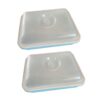 2Pcs Seed Sprouter Trays Sprouting Container Microgreens Growing Plant Germination, Blue