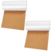 2pcs Self Adhesive Cork Board Roll with Backing, 1mm Sheet