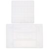 2pcs Silicone DIY Domino Box Mold for Crafts Beginners Easy Storage