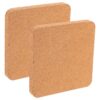 2pcs Small Cork Board Tile Set for Office Notes and Photo Display