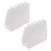 2pcs Standing Desk Photo Album 20 Pages Calendar Style White Pp