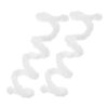 2pcs Thick Pipe Cleaners for Crafts, 2cm Plush White DIY Accessory
