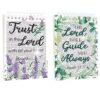 2pcs Trust in the Lord Diamond Painting Journals Notebooks Special Shaped