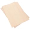 2pcs Unfinished Basswood Wood Sheets for Crafts, Engravable Boards