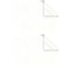 2 Pcs Whiteboard Stickers, 17.7 x 78.7 in Static Cling Dry Erase Whiteboard, No Glue Wall Stickers with Accessories, for Home Office, Drawing, Meeting Room