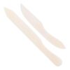2pcs White Bone Folder Tool for Paper Creasing, Folding, Bookbinding