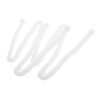 2pcs White Fuzzy Pipe Cleaners for Crafts, Bendable Dense Rods
