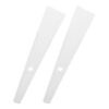 2pcs White Plastic Glue Spreader for Real Leather and Paper Crafts