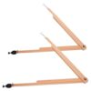 2 Pcs Wooden Drawing Compass Math Tool for Teachers and Students