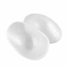 2 Pieces Skin-Friendly Shoulder Inserts, style to 1, Clear, Clear Silicone